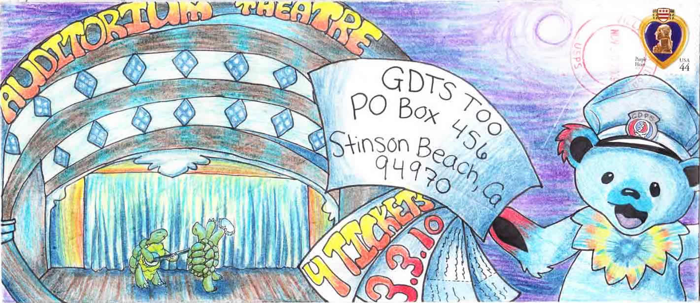 envelope art postman